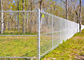Multi PVC Color Driveway Chain Link Fencing With Steel Iron Wire Materials