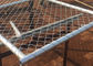 Hot Galvanized Chain Link Fence Gate / Wire Farm Gates Anti - Corrosion High Strength