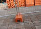 6X8ft Portable Metal Builders Temporary Fencing Galvanized Plastic Feet
